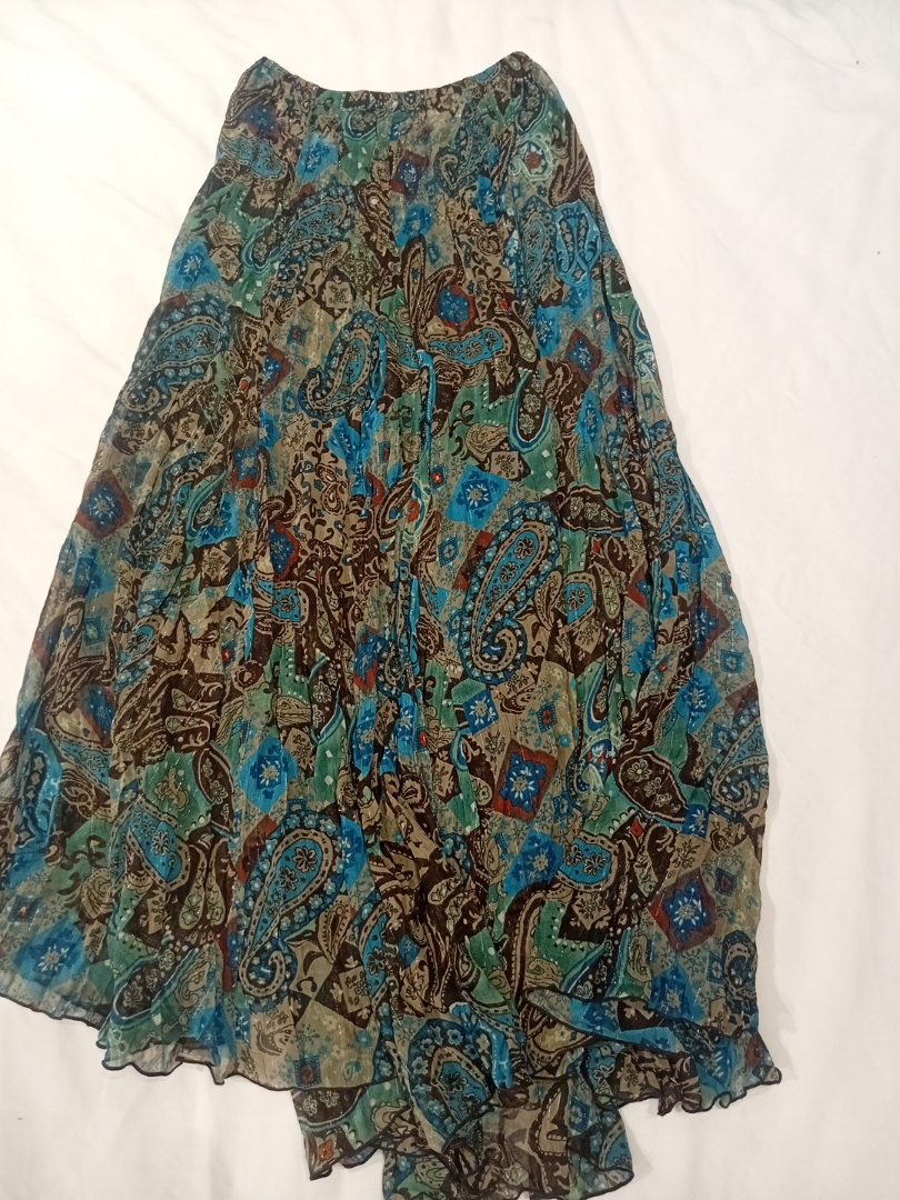RAFAEL Paisley Print Maxi Rock