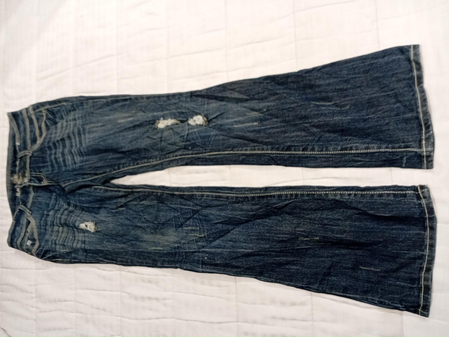 Almost Famous Distressed Flare Jeans