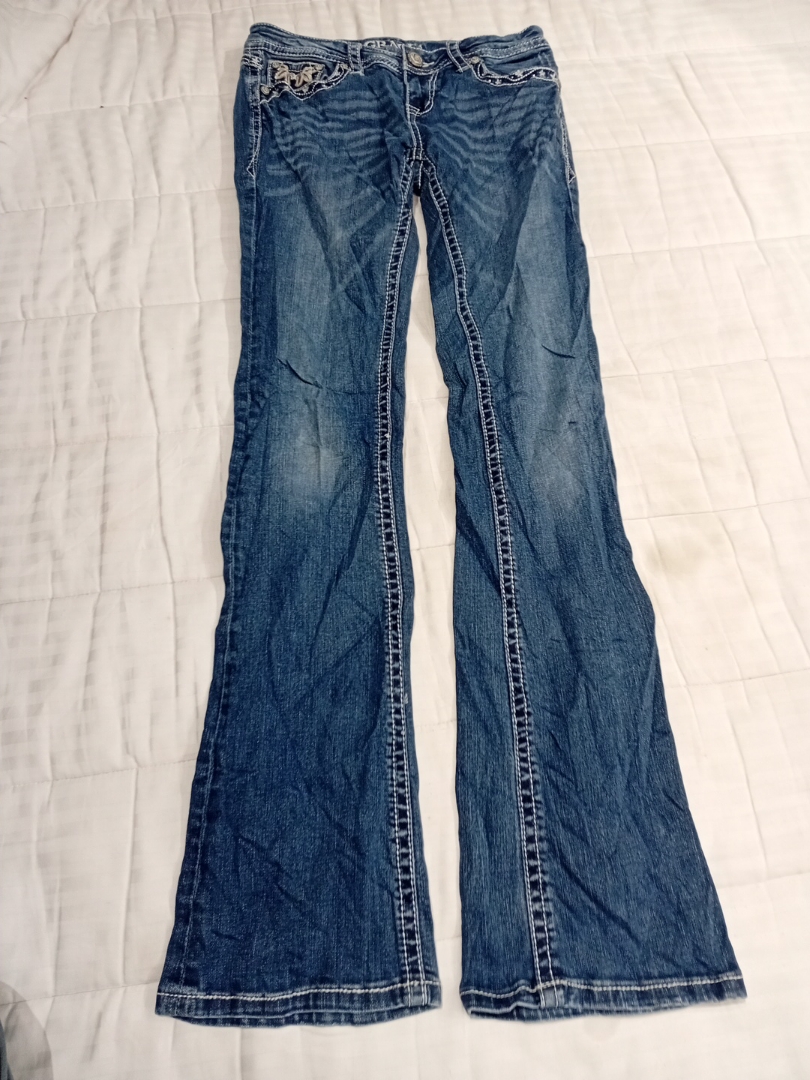 Grace in LA Embellished Bootcut Jeans