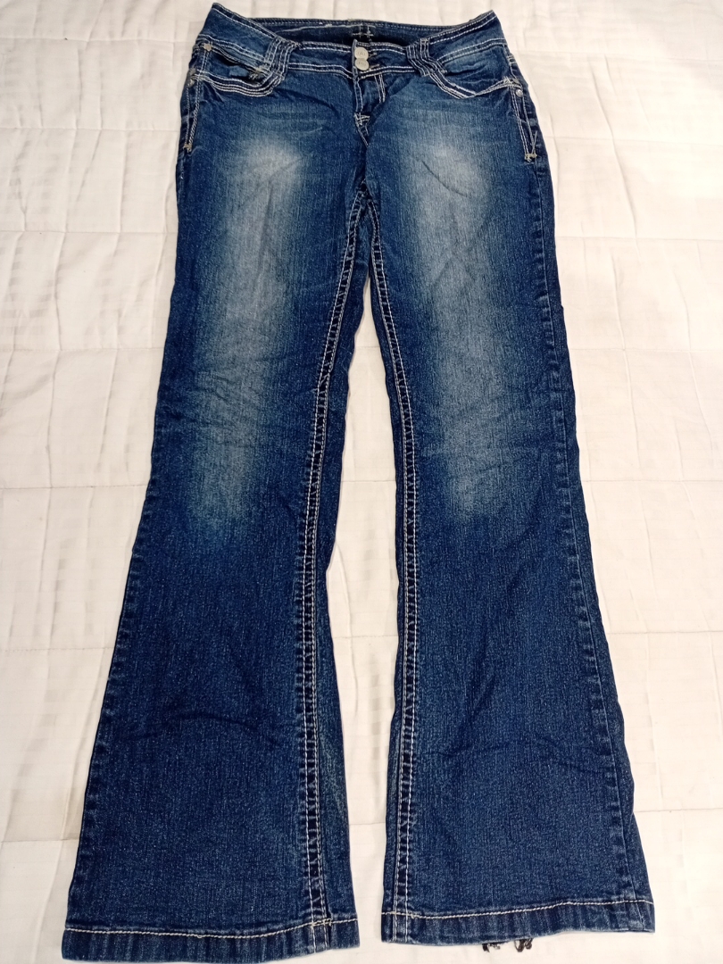 Jeans a zampa d'elefante a vita bassa WallFlower