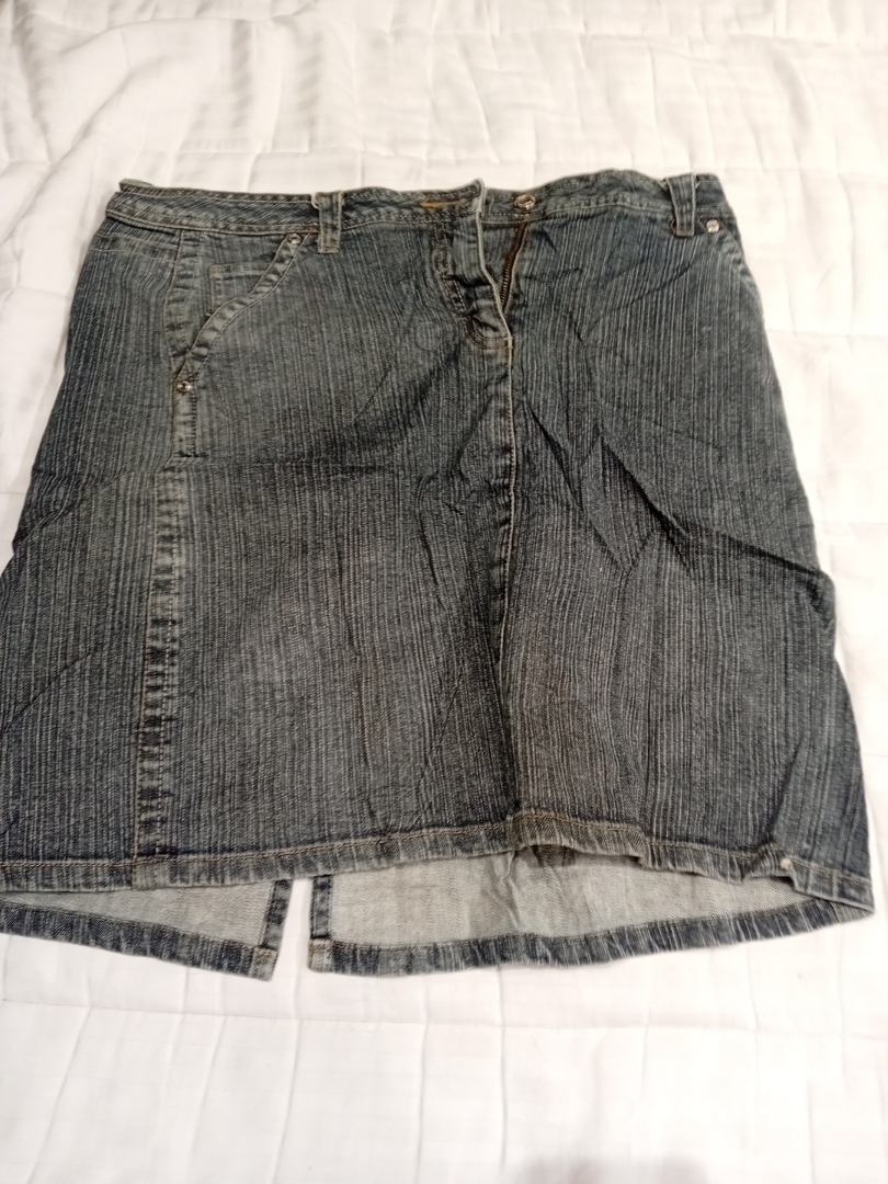 Saia Mini de Jeans Faded Glory