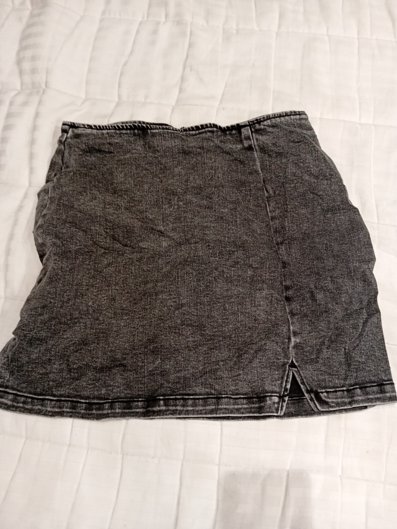 Jupe mini en denim noir Wild Fable