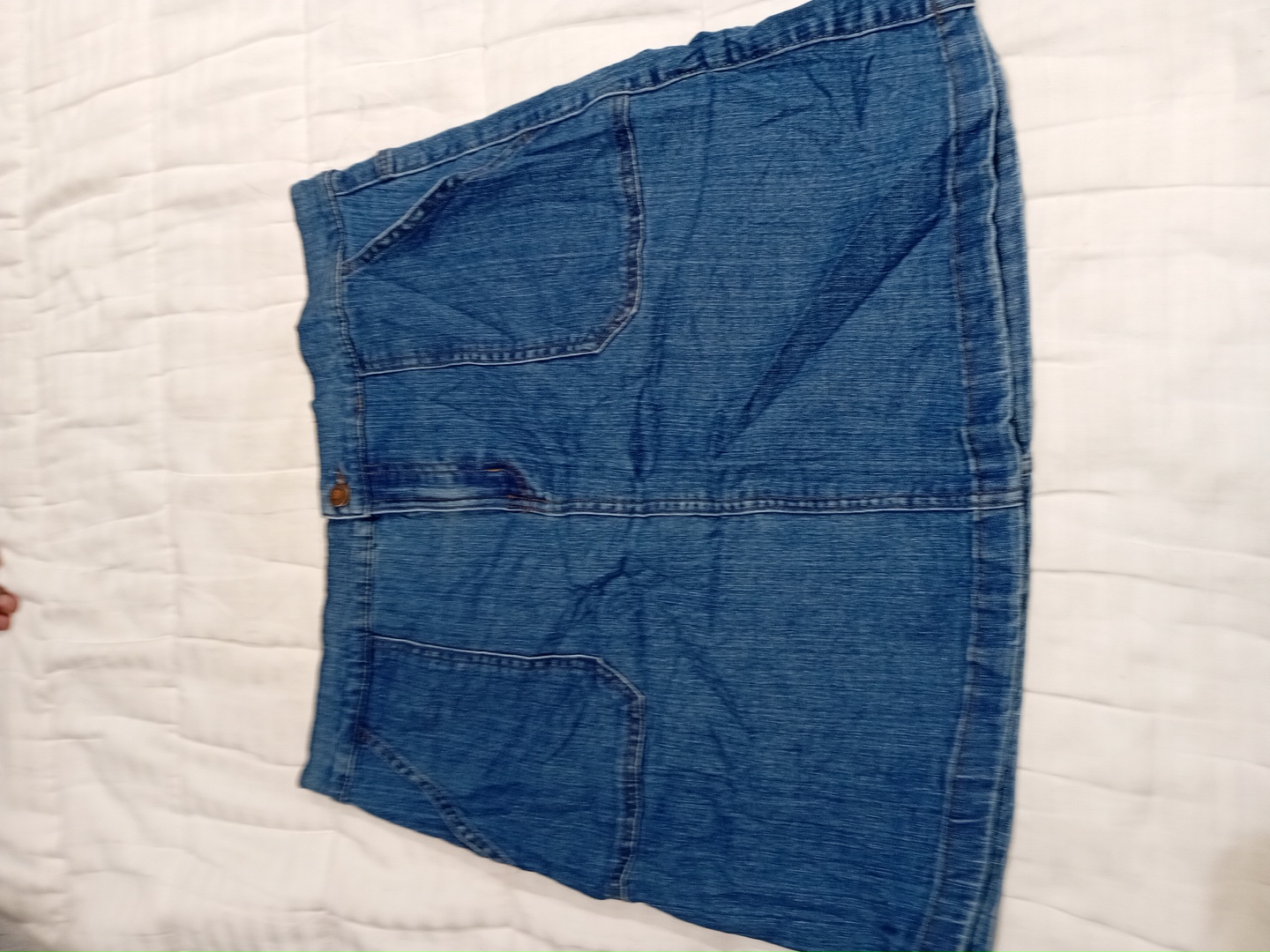 Falda Mini de Mezclilla Dip