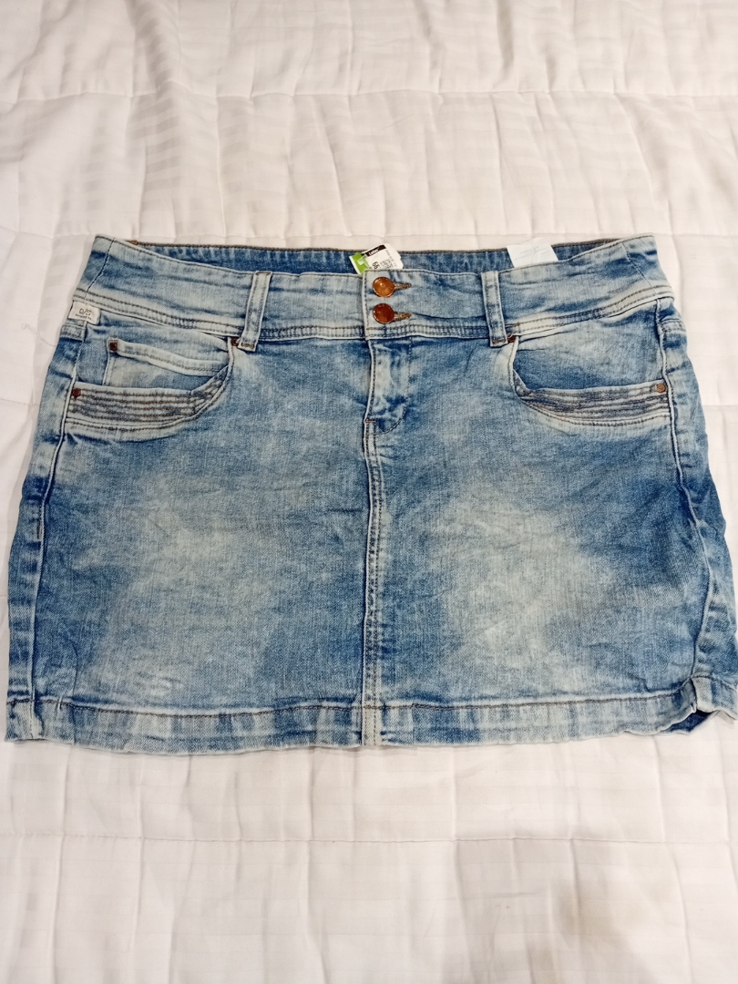 Falda corta de mezclilla Q/S Designed By