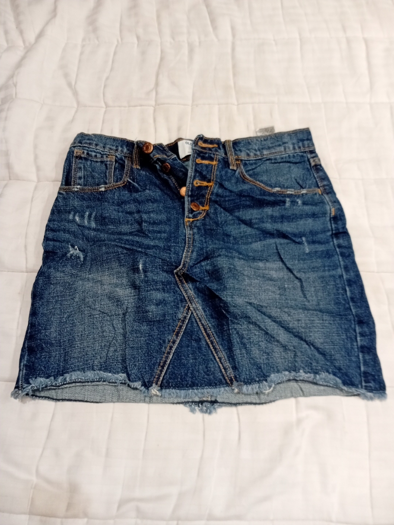 Saia Mini de Denim Old Navy