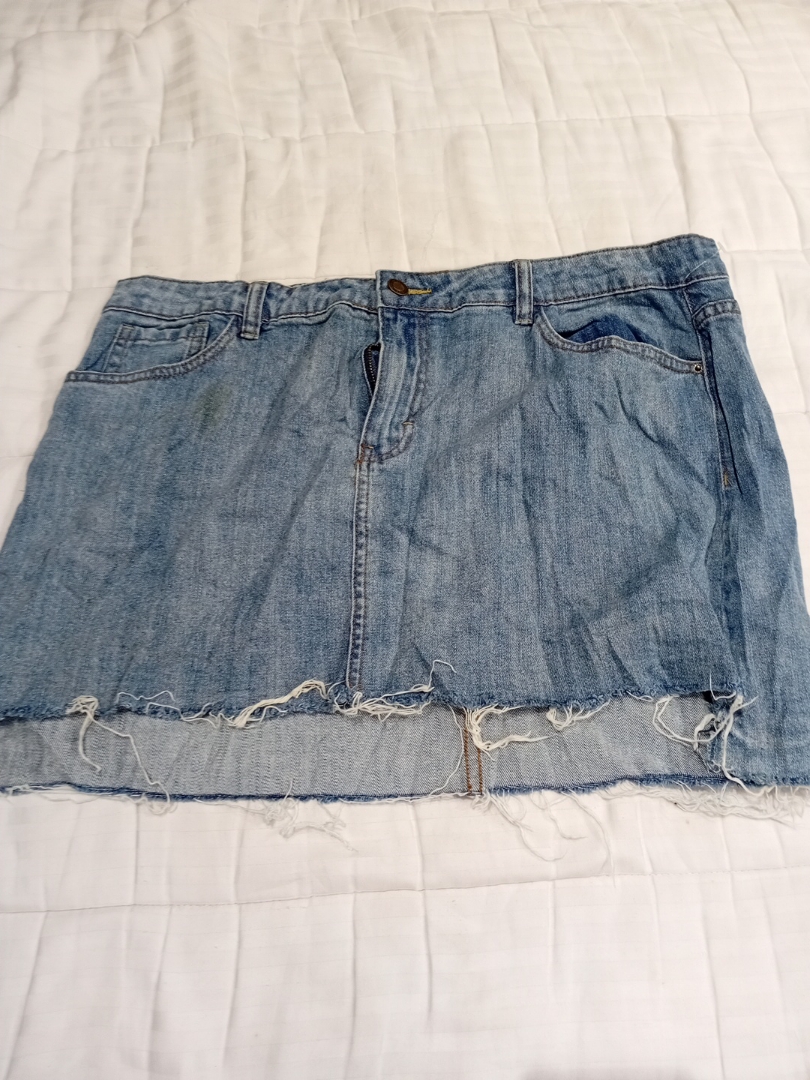 Angel Kiss Los Angeles Denim Mini Skirt