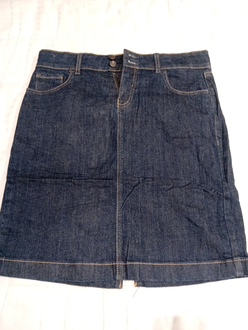 Falda corta de mezclilla azul ultra Old Navy