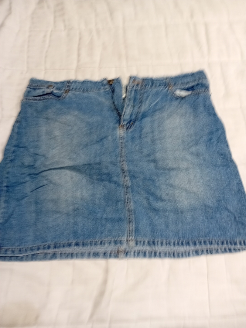 Mini falda de mezclilla