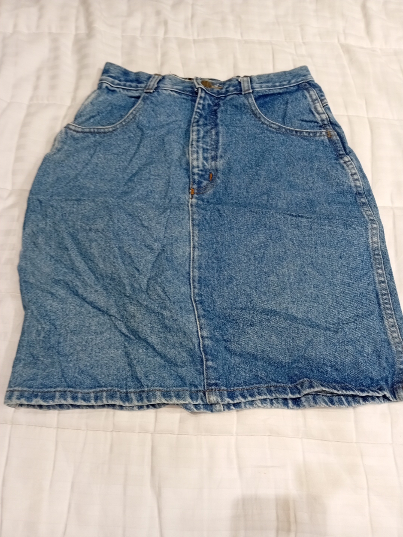 Mini Jupe en Denim Vintage