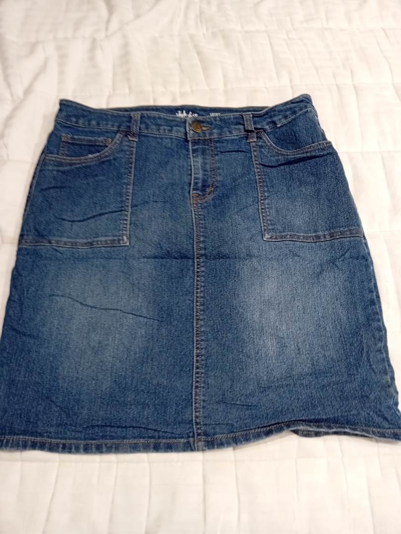 Falda mini de mezclilla Style & Co