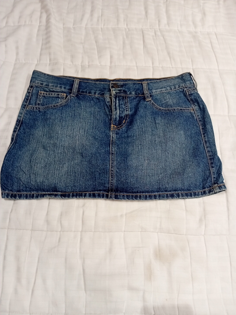 Falda de mezclilla mini Old Navy