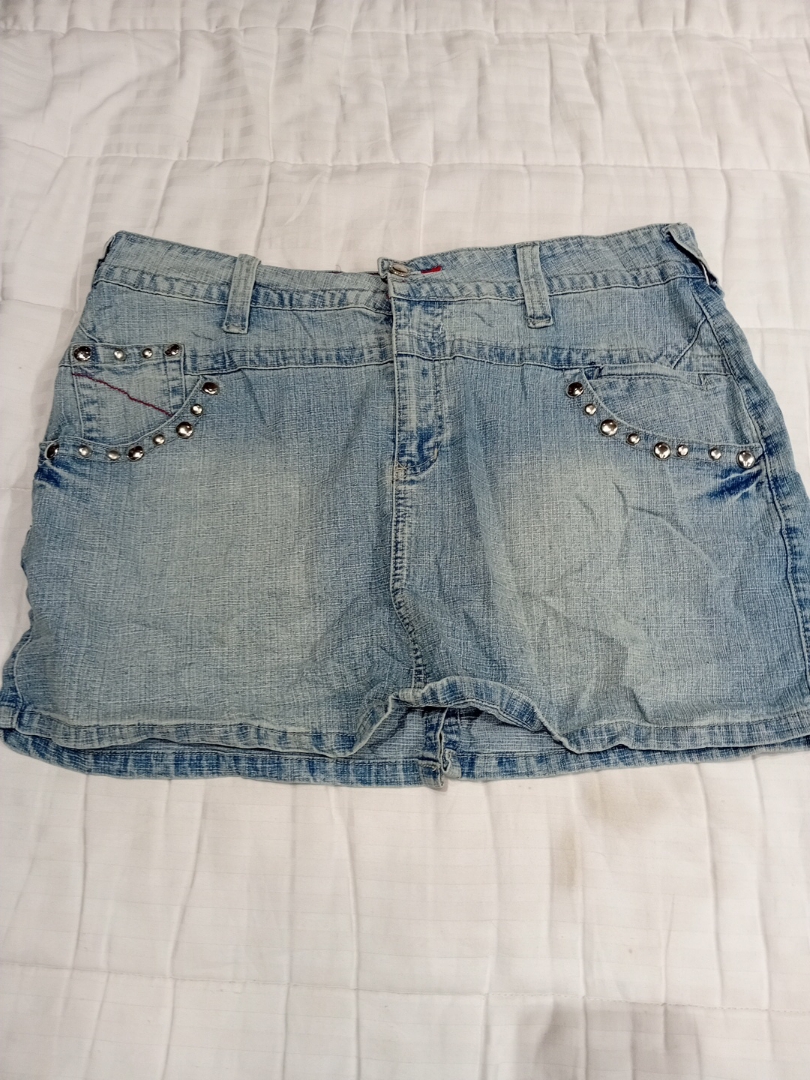 Falda mini de denim Elite Jeans