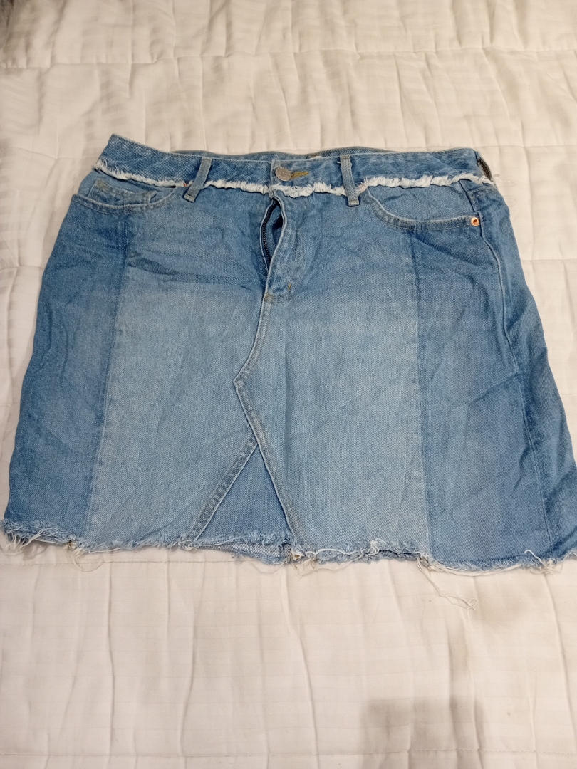Falda mini de mezclilla LOFT