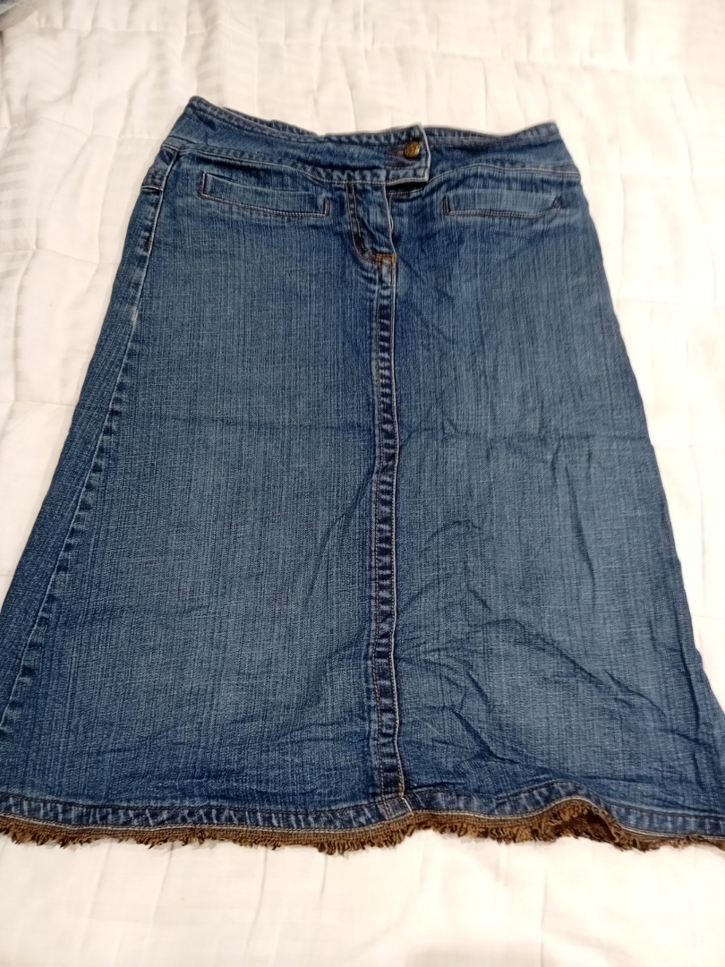 Jupe midi en denim Cabi