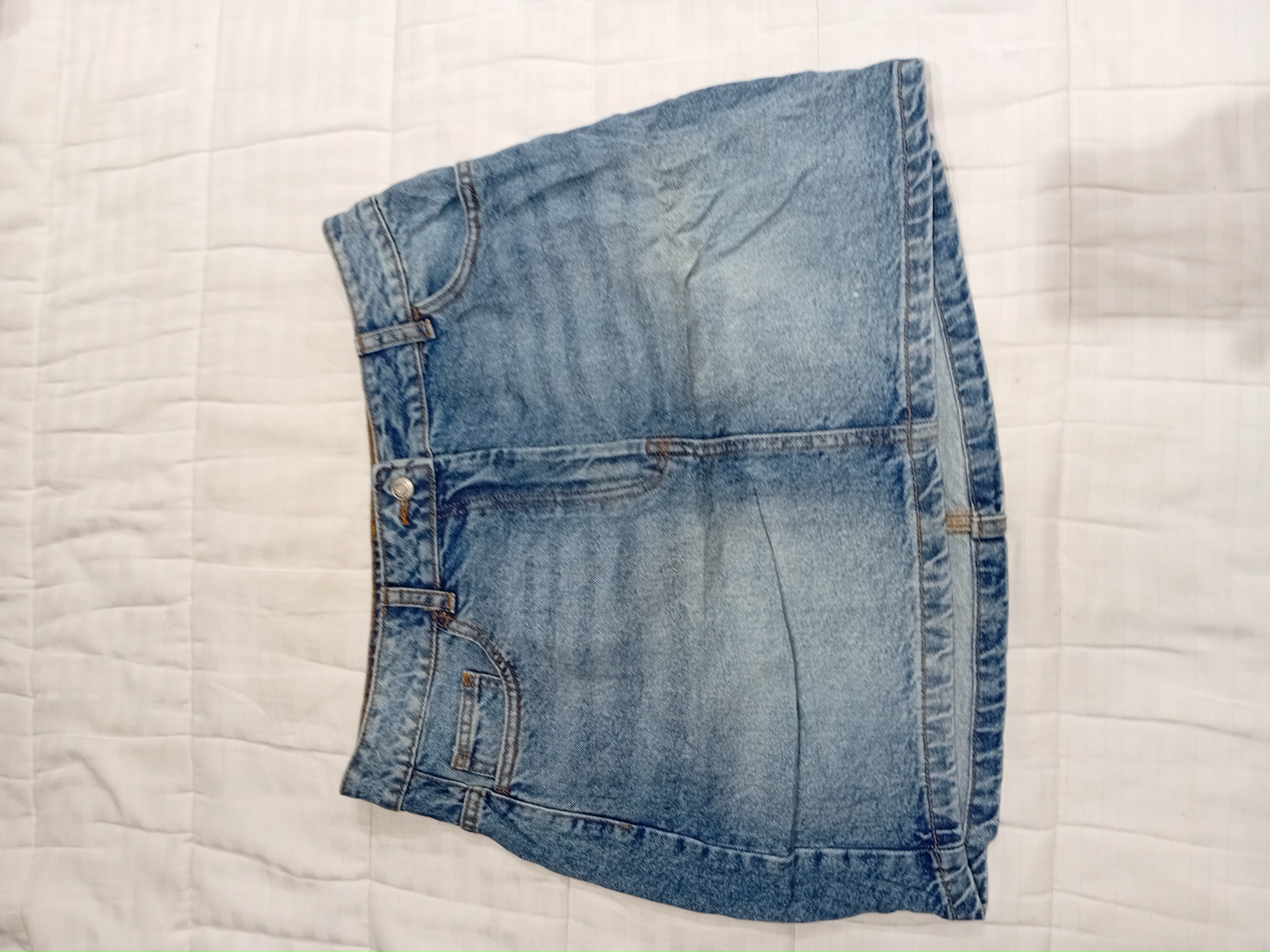 Denim Mini Skirt