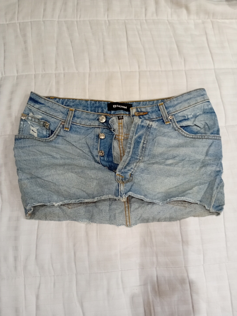 Denim Mini Skirt