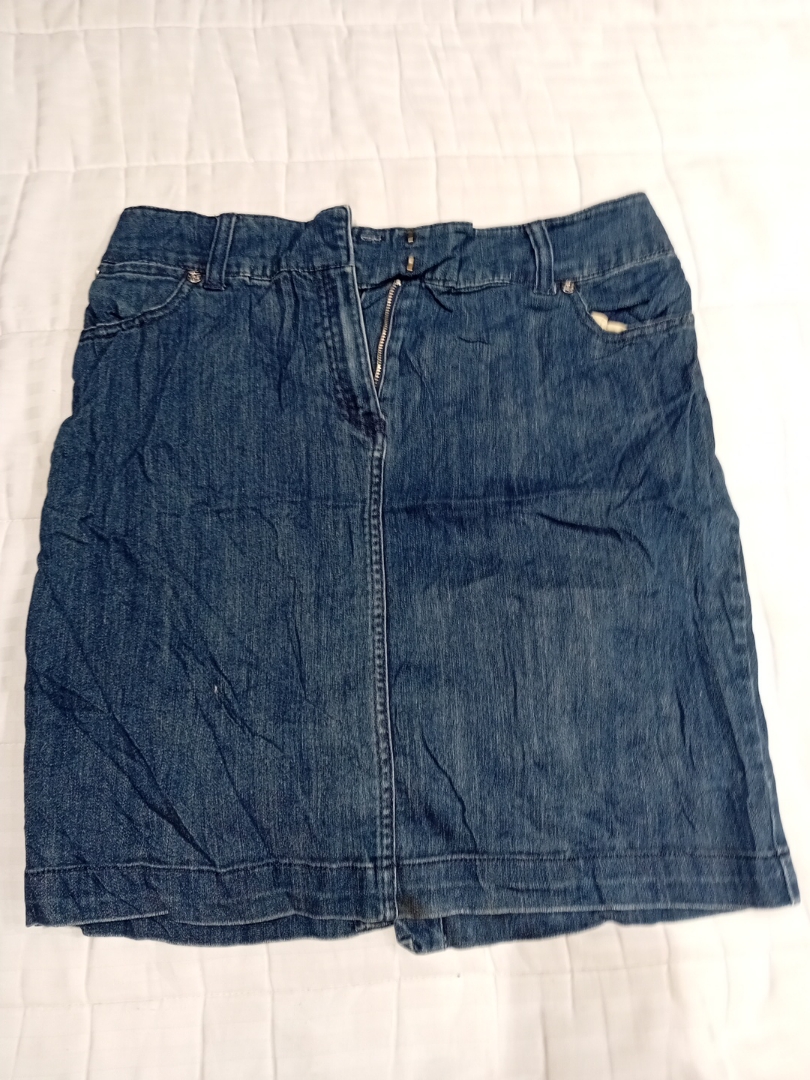 Denim Skirt by Dana Buchman