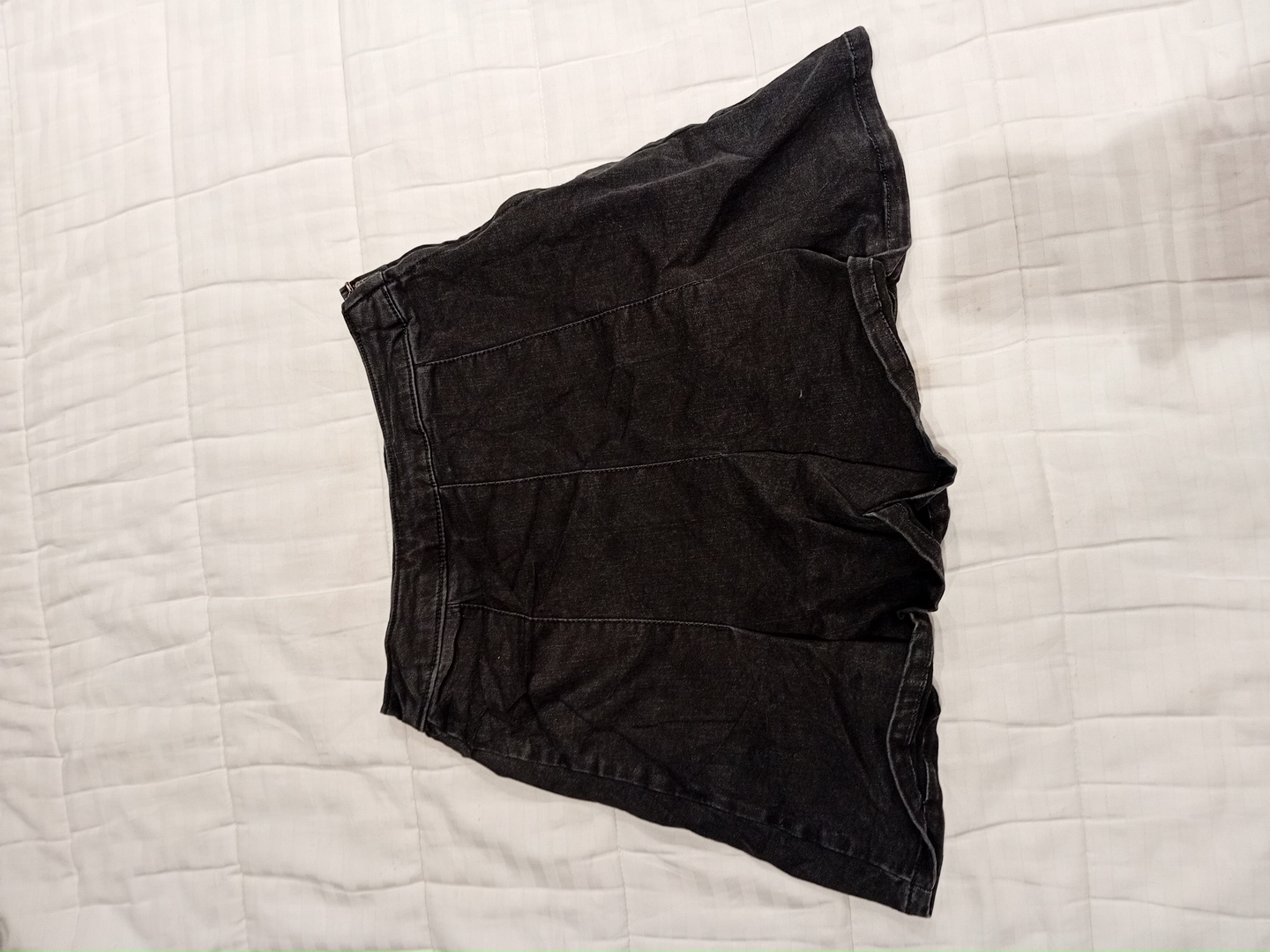 Black High-Rise Tennis Skirt