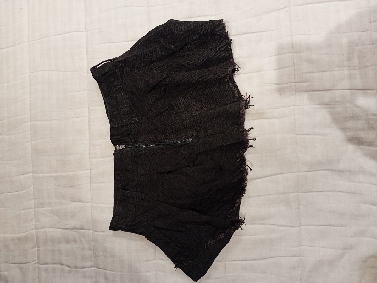 Black Pleated Mini Skirt