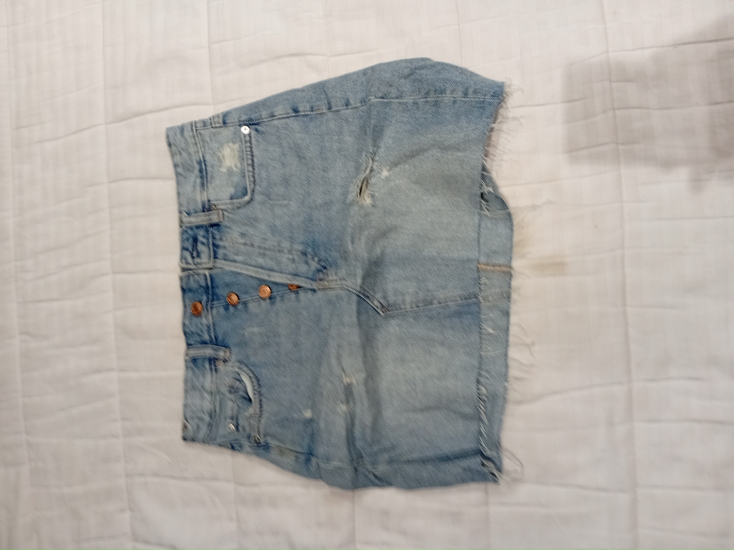 Minifalda de mezclilla