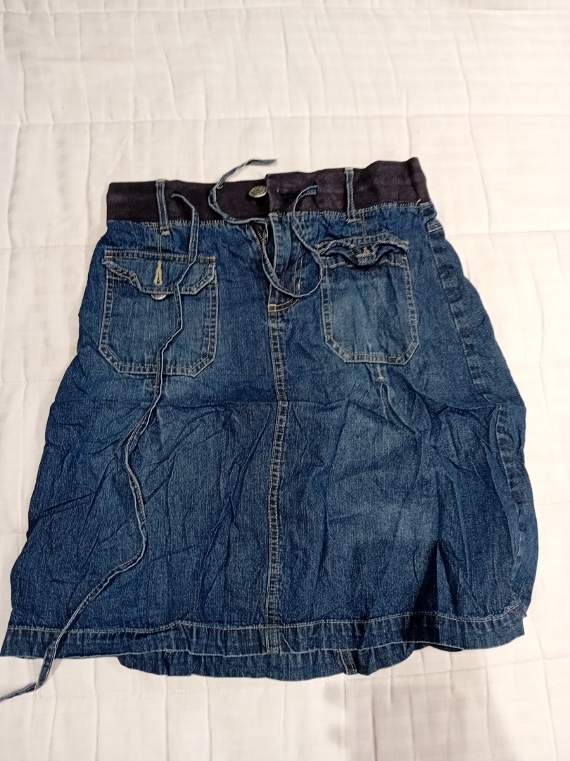 Falda de mezclilla