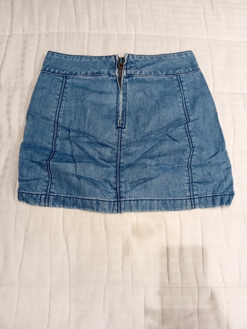 Denim Mini Skirt