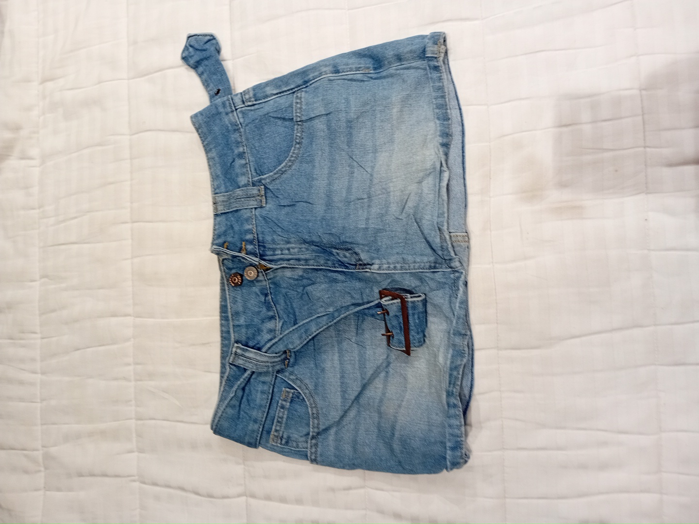 Denim Mini Skirt