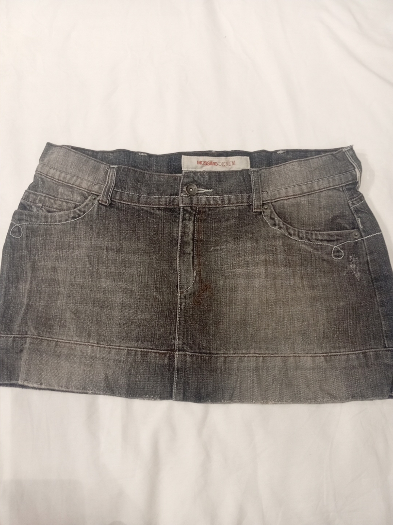 Gonna Grigia in Denim Mossimo