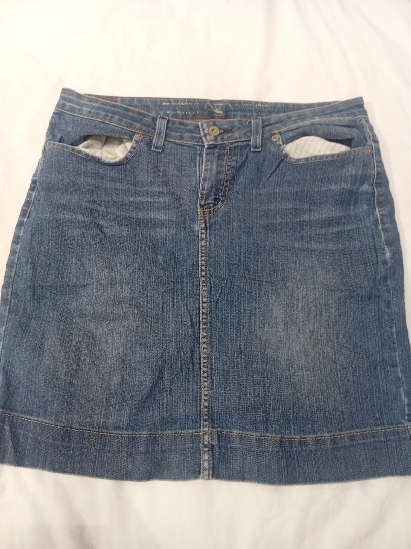 Falda de mezclilla