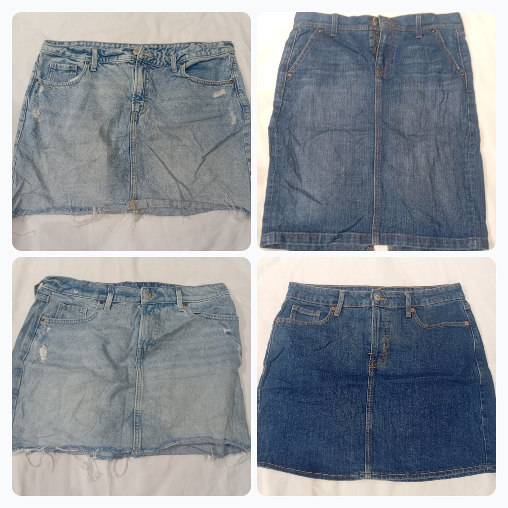 「Old Navy デニムスカートバンドル - 15ピースミニ＆ミディスカートロット」