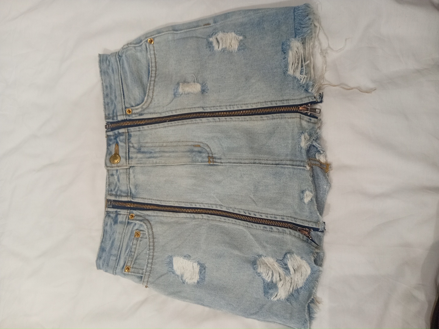 Denim Mini Skirt