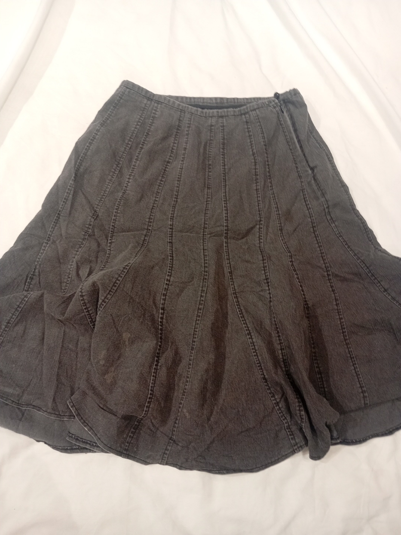 Jupe en denim grise