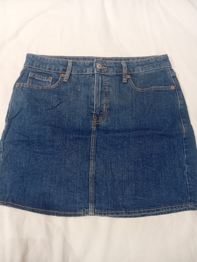 Falda de mezclilla
