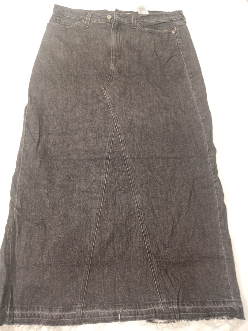 Falda de mezclilla gris Levi Strauss Signature