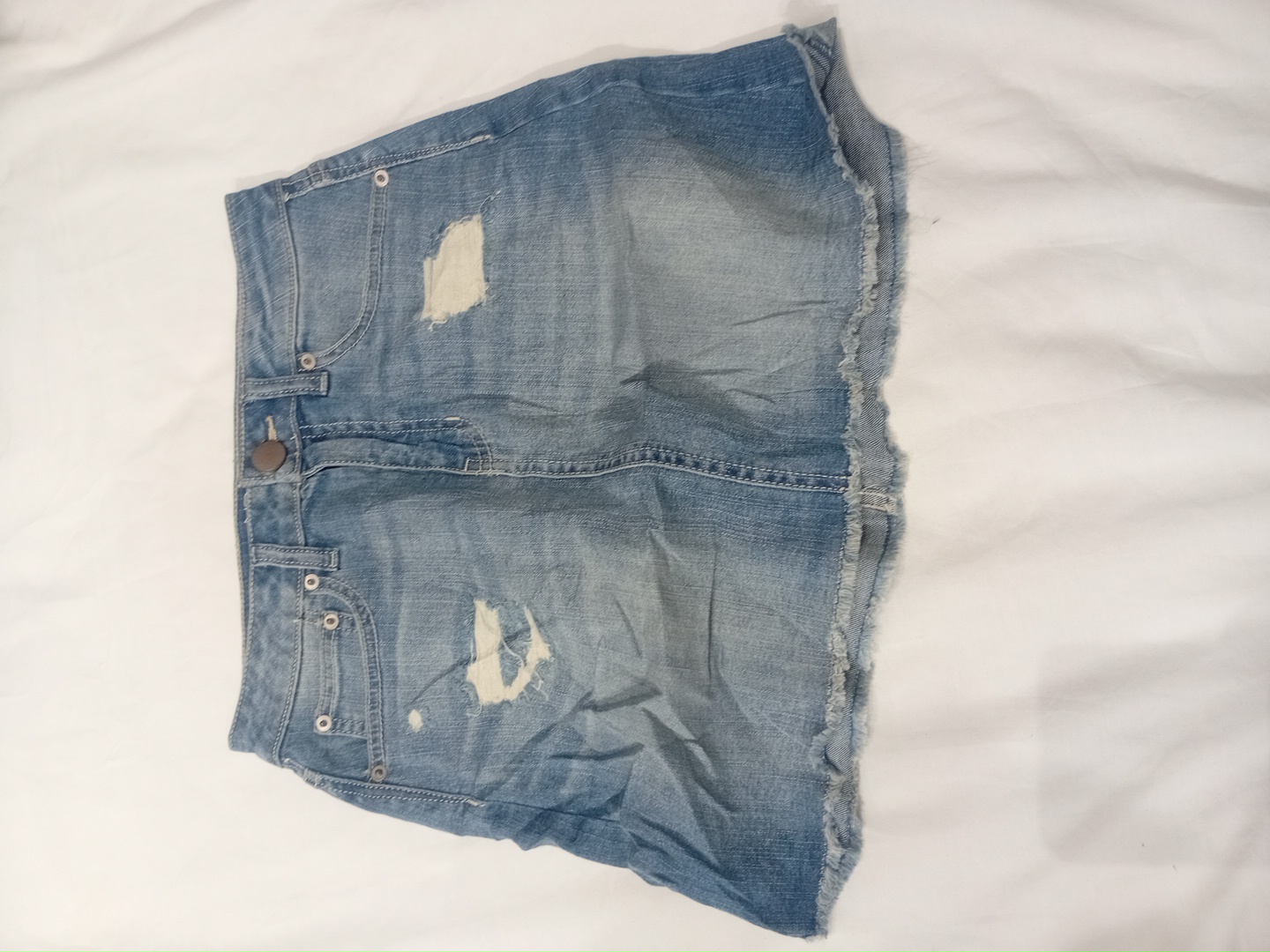 Denim Mini Skirt