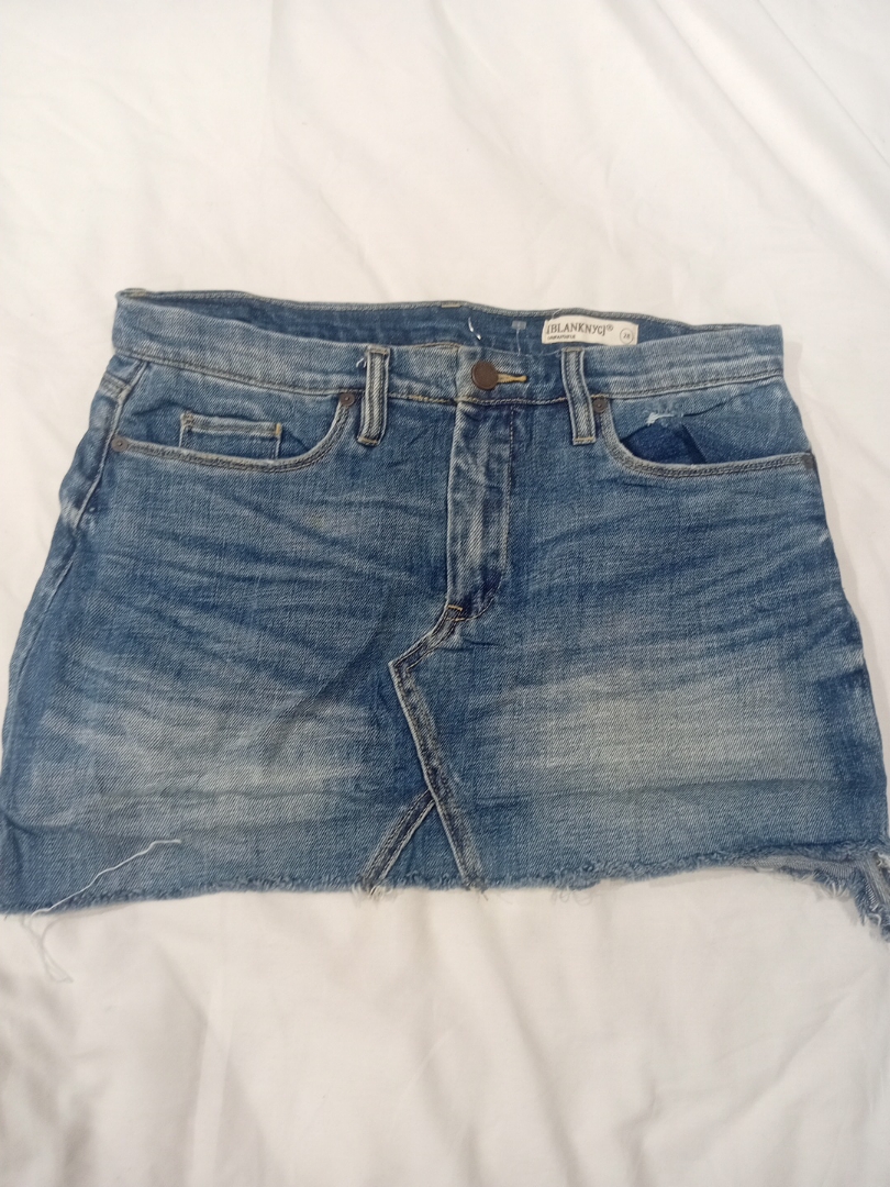 Jupe en jean courte