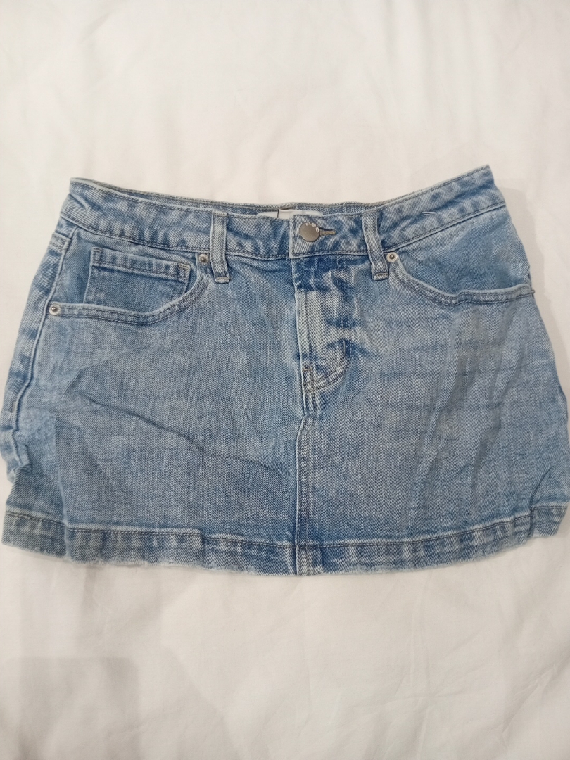 Denim Mini Skirt