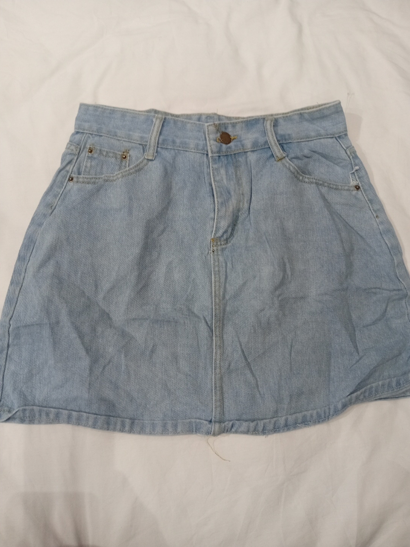Denim Mini Skirt