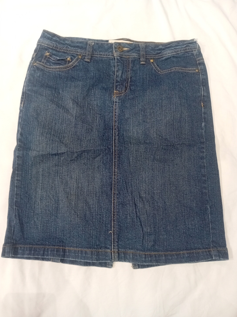 Falda de mezclilla