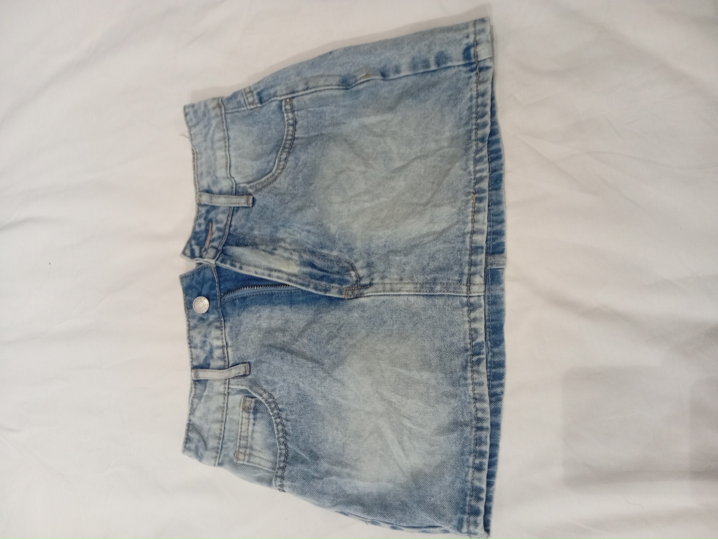 Denim Mini Skirt