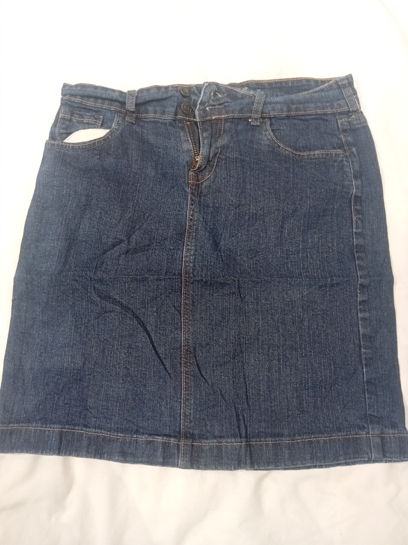 Falda de mezclilla