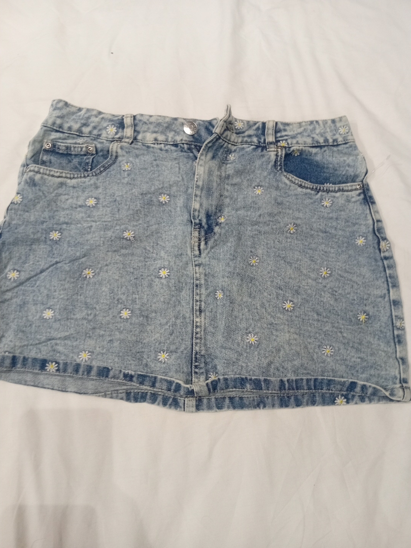 Denim Daisy Skirt