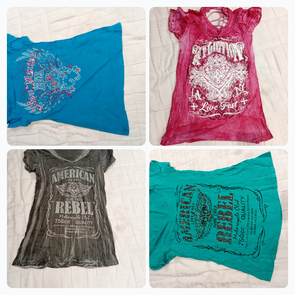 プリントTシャツバンドル - 15枚のグラフィックティーとトップス