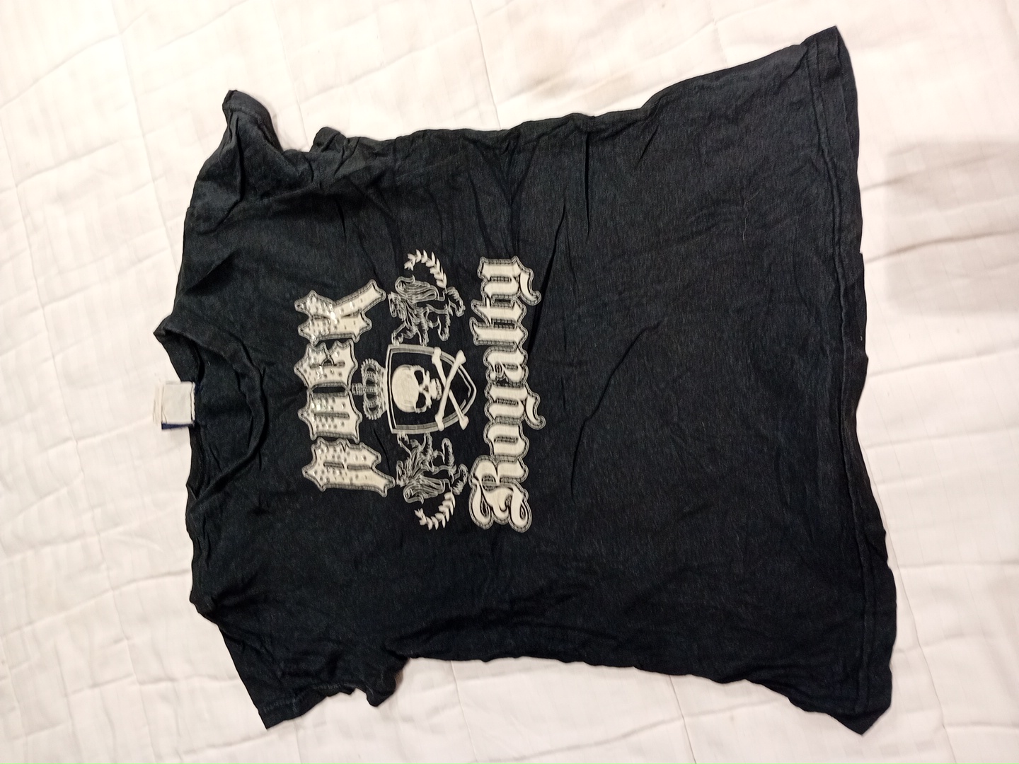 T-Shirt with Rock Royalty Graphic