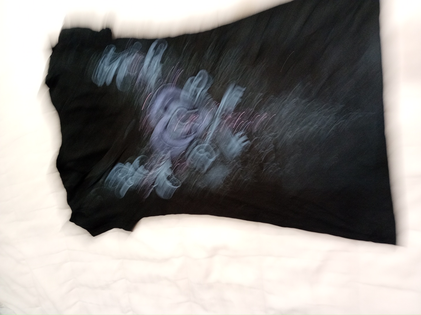 Black Graphic T-Shirt Dress