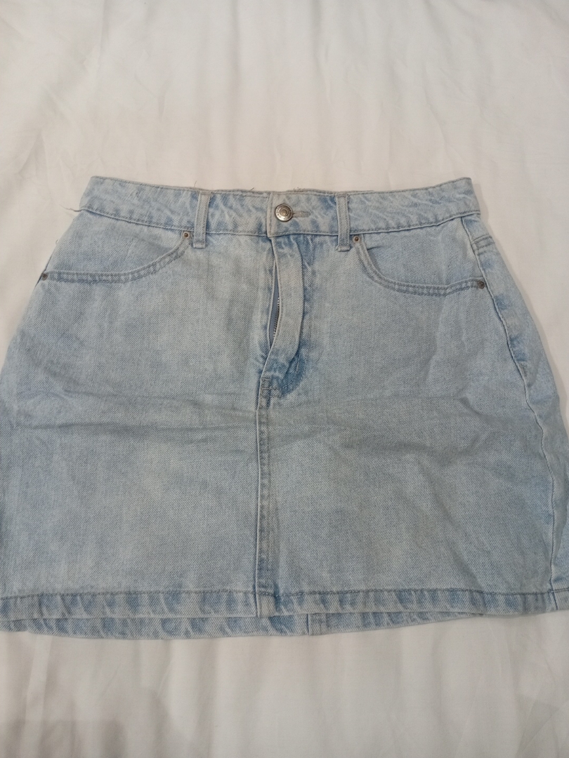 Denim Mini Skirt