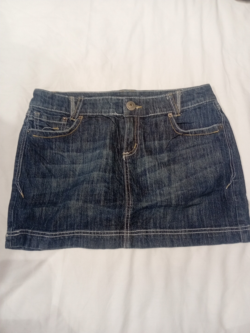 Denim Mini Skirt
