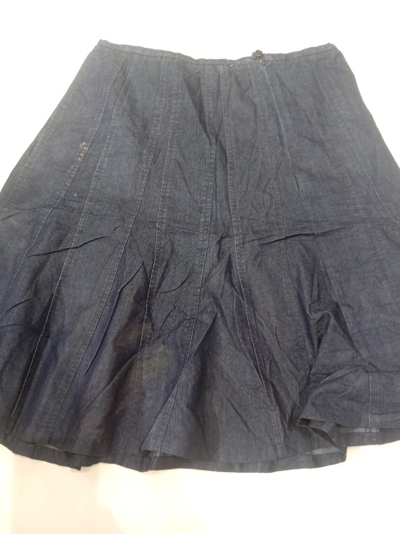 Dark Blue Denim Skirt