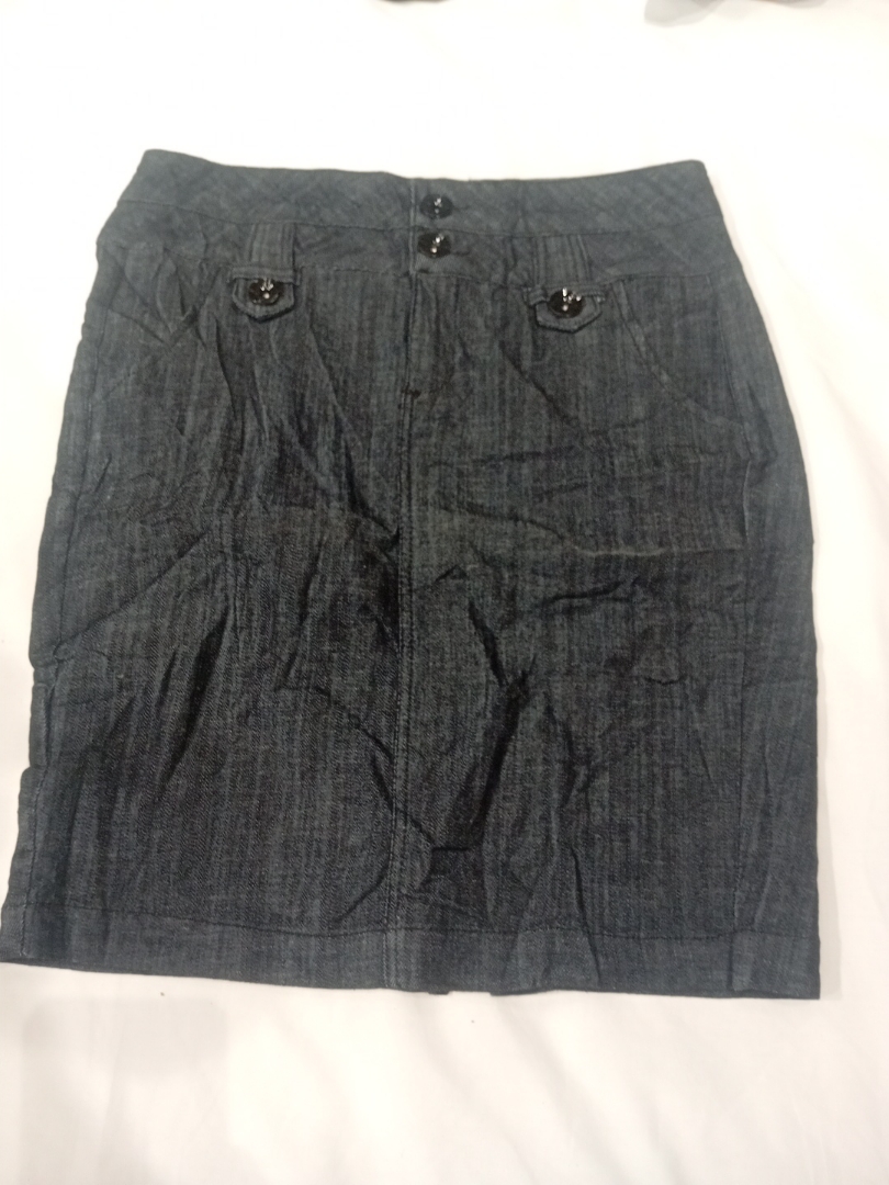 Dark Gray Pencil Skirt