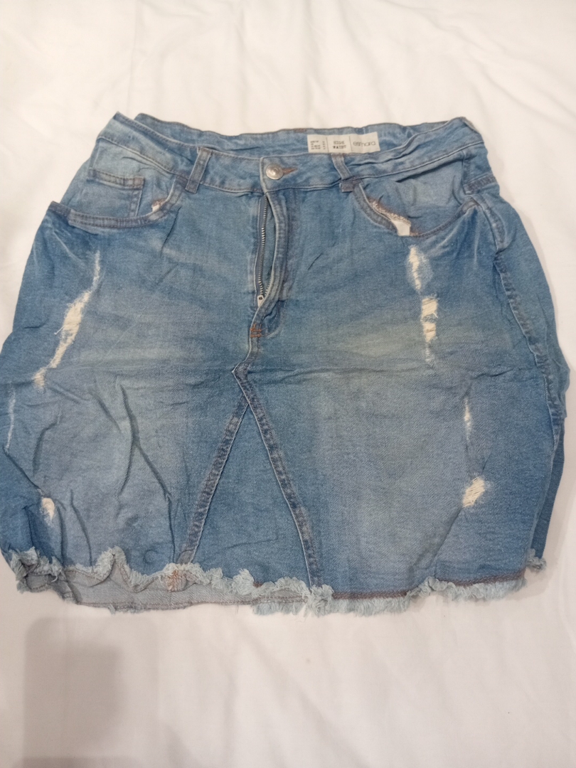 Shorts de Jeans de Cintura Alta